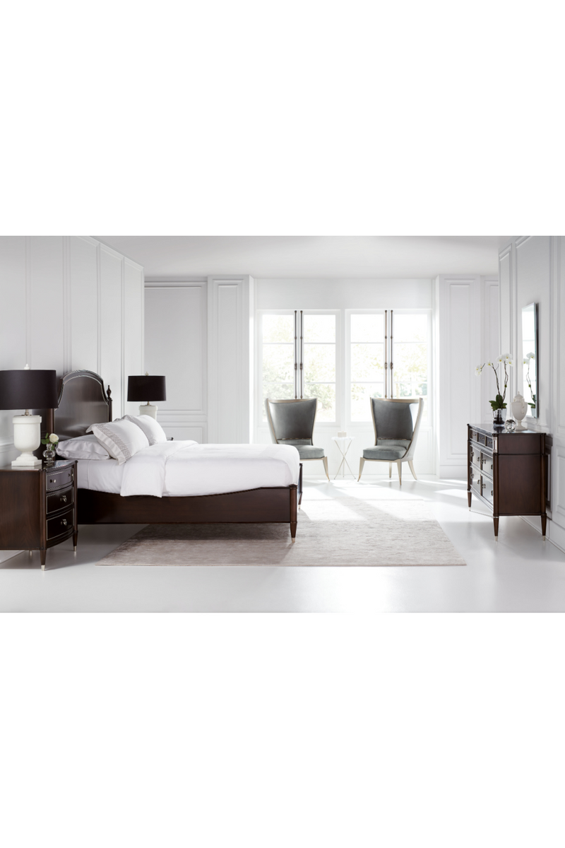 Brown Walnut California King Bed | Caracole Suite Dreams | Oroatrade.com