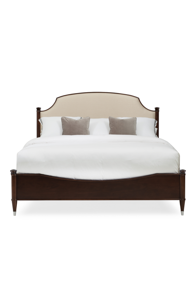 Brown Upholstered California King Bed | Caracole Crown Jewel | Oroatrade.com