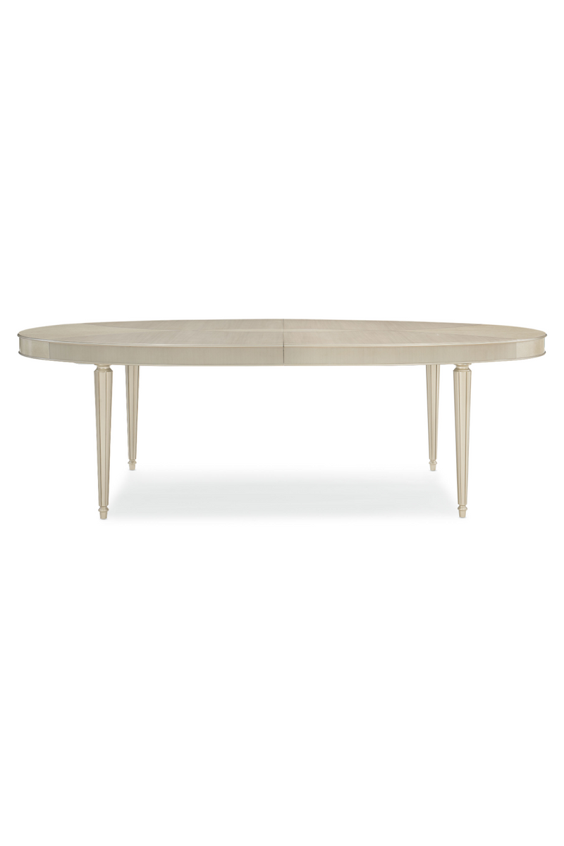 Oval Silver Dining Table | Caracole The Source | Oroatrade.com