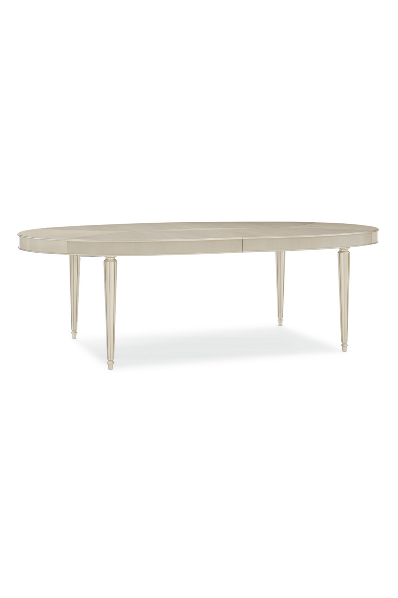 Oval Silver Dining Table | Caracole The Source | Oroatrade.com