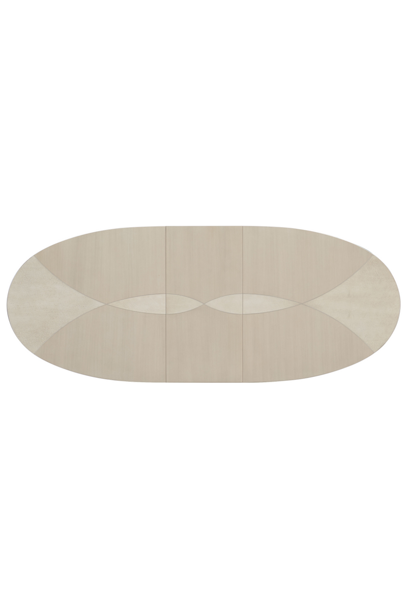 Oval Silver Dining Table | Caracole The Source | Oroatrade.com