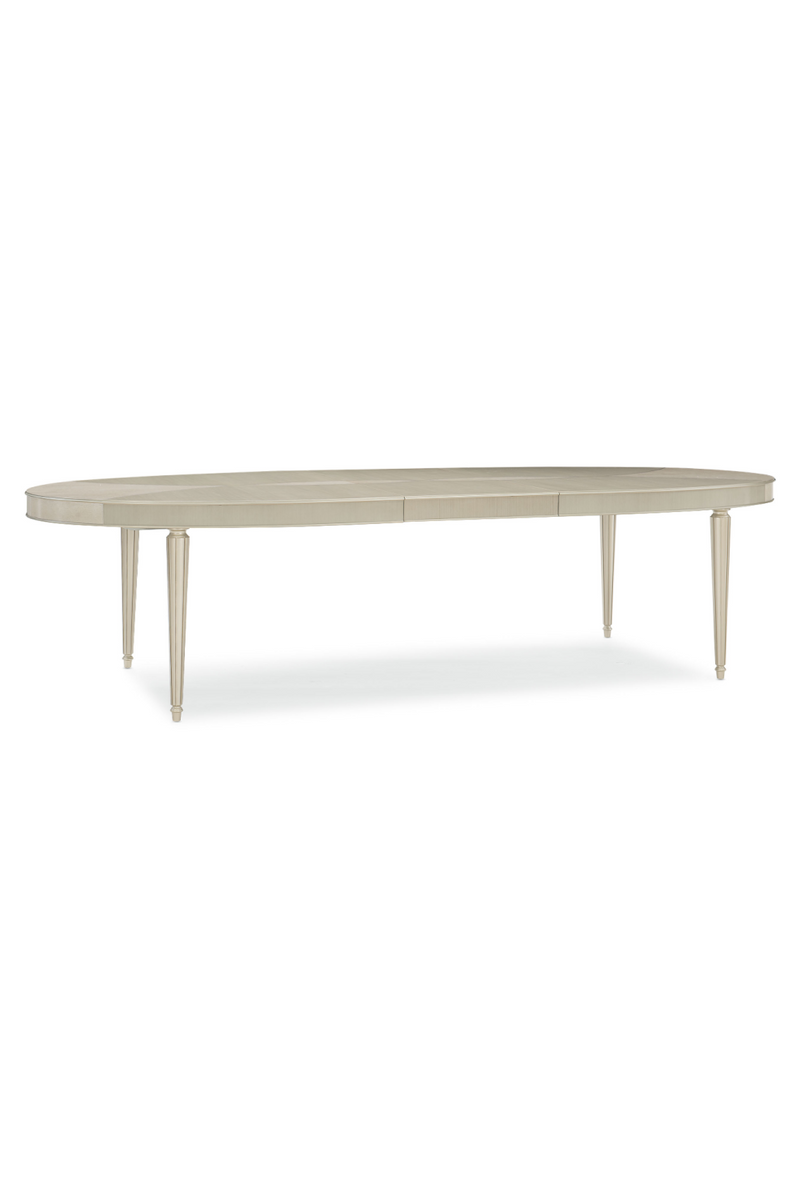 Oval Silver Dining Table | Caracole The Source | Oroatrade.com