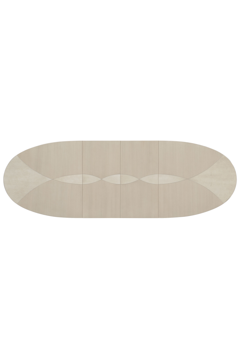 Oval Silver Dining Table | Caracole The Source | Oroatrade.com