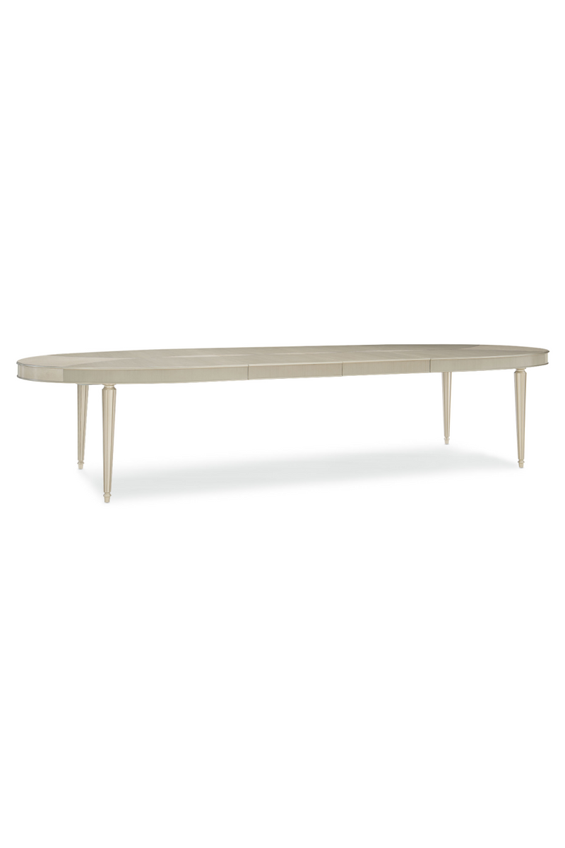 Oval Silver Dining Table | Caracole The Source | Oroatrade.com