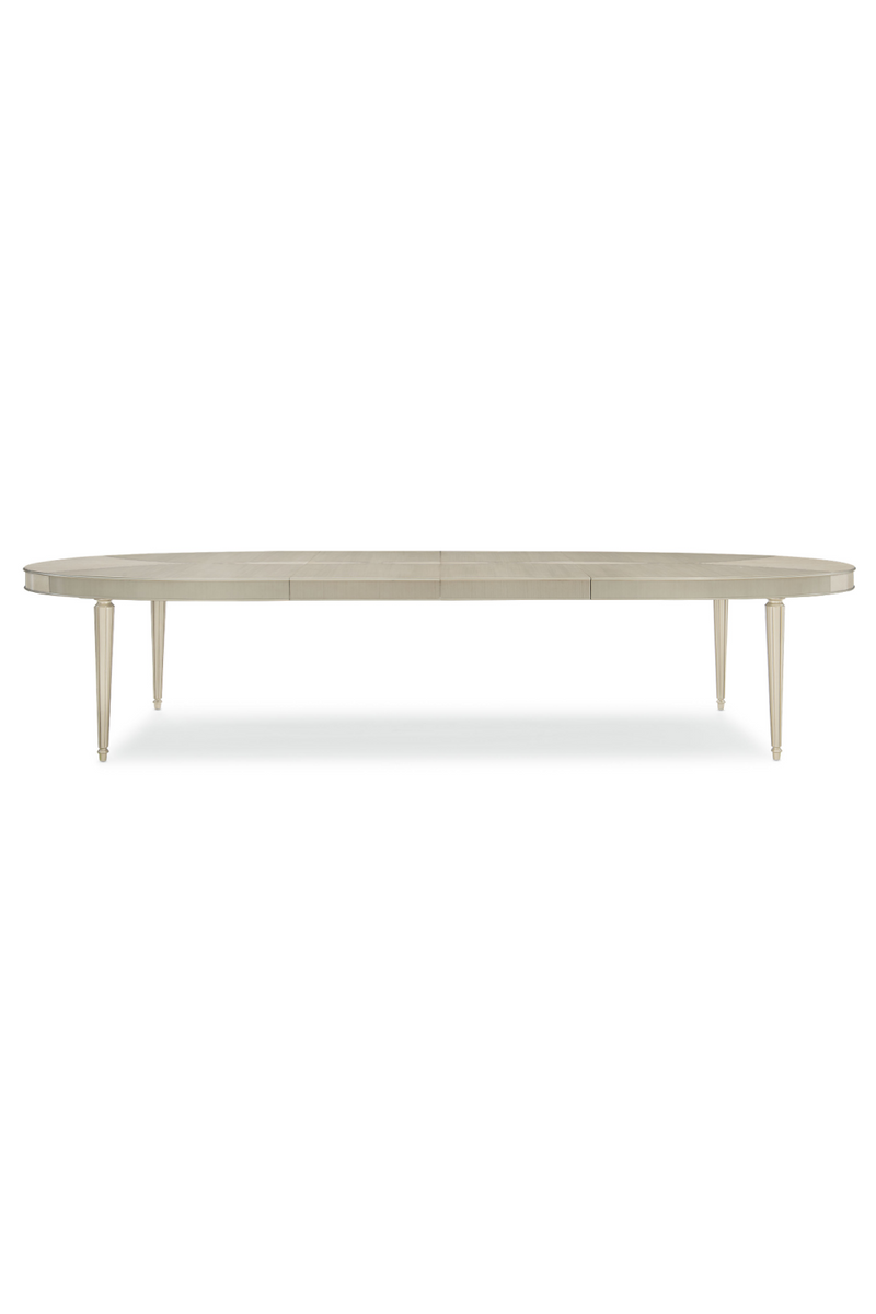 Oval Silver Dining Table | Caracole The Source | Oroatrade.com