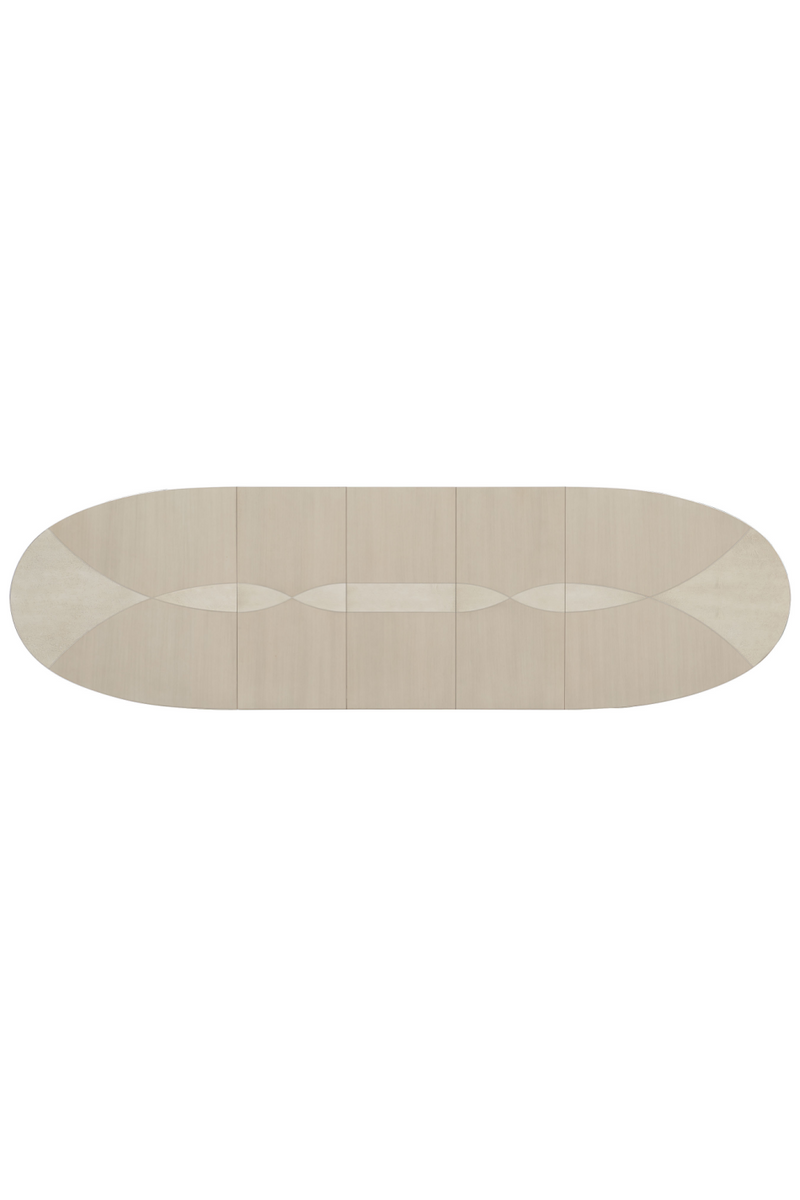 Oval Silver Dining Table | Caracole The Source | Oroatrade.com