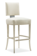 Neutral-Toned Bar Stool | Caracole Reserved Seating | Oroatrade.com