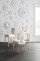 Neutral-Toned Bar Stool | Caracole Reserved Seating | Oroatrade.com