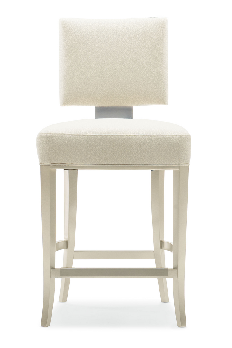 Neutral-Hued Counter Stool | Caracole Reserved Seating | Oroatrade.com