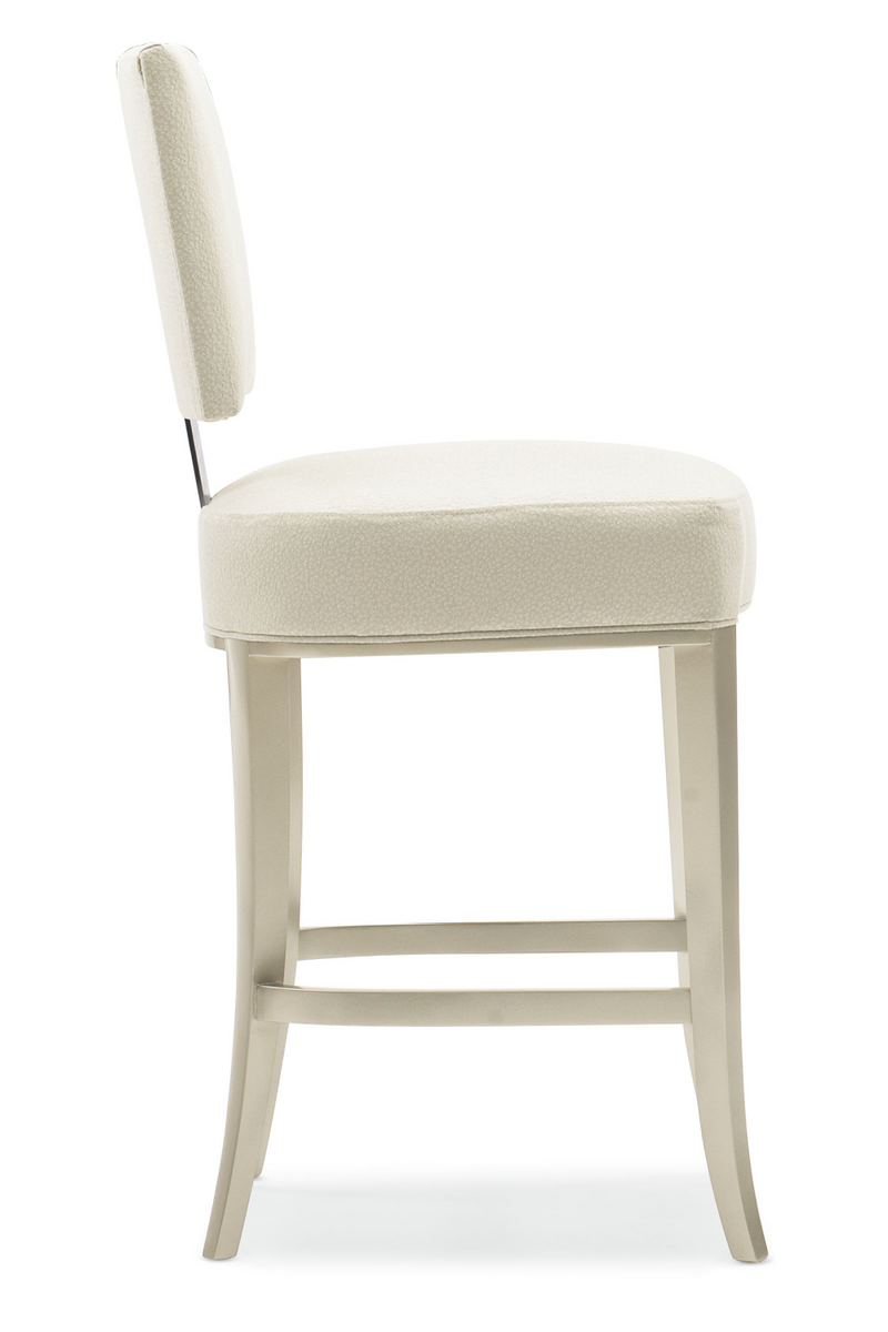 Neutral-Hued Counter Stool | Caracole Reserved Seating | Oroatrade.com