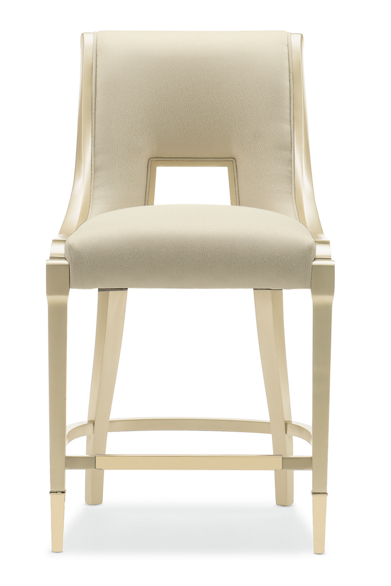 Cream Counter Stool | Caracole In Good Taste | Oroatrade.com