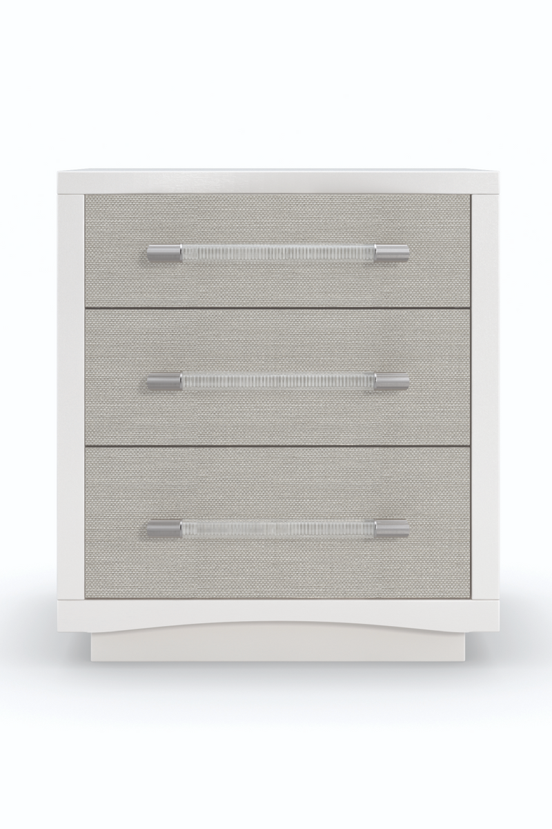 White Modern Nightstand | Caracole Clarity | Oroatrade.com