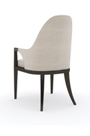 Beige Curved Armchair | Caracole Natural Choice | Oroatrade.com