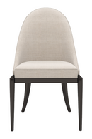 Beige Curved Side Chair | Caracole Natural Choice | Oroatrade.com