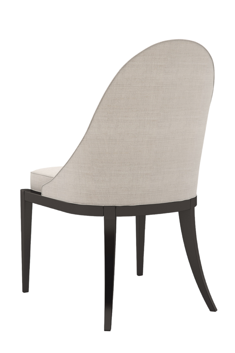 Beige Curved Side Chair | Caracole Natural Choice | Oroatrade.com