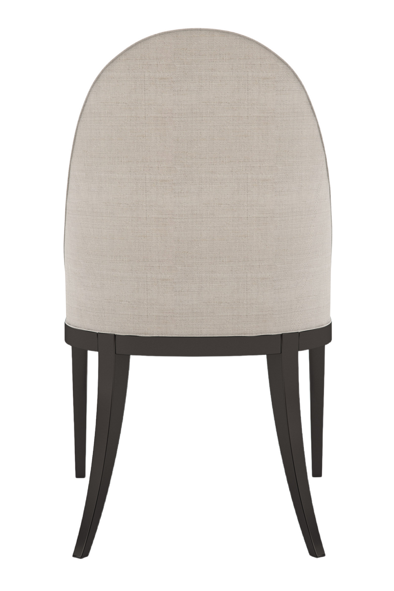 Beige Curved Side Chair | Caracole Natural Choice | Oroatrade.com