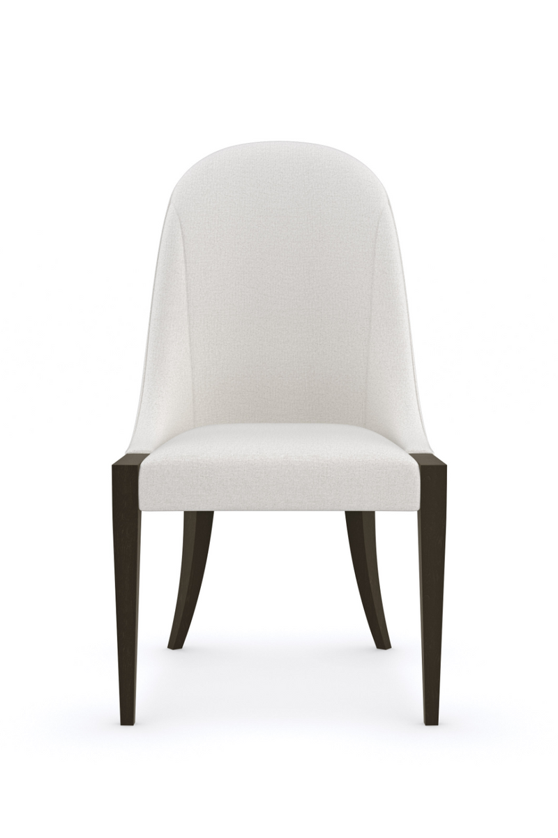 Cream Bouclé Side Chair | Caracole Time To Dine | Oroatrade.com