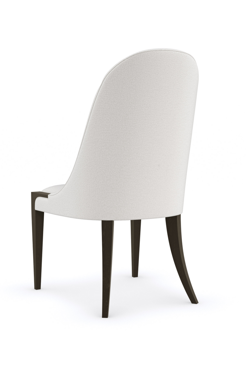 Cream Bouclé Side Chair | Caracole Time To Dine | Oroatrade.com