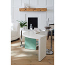 White S-Shaped Cocktail Table | Caracole Over Flow