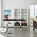 Metal Legged 2-Drawer Desk | Caracole Open for Business