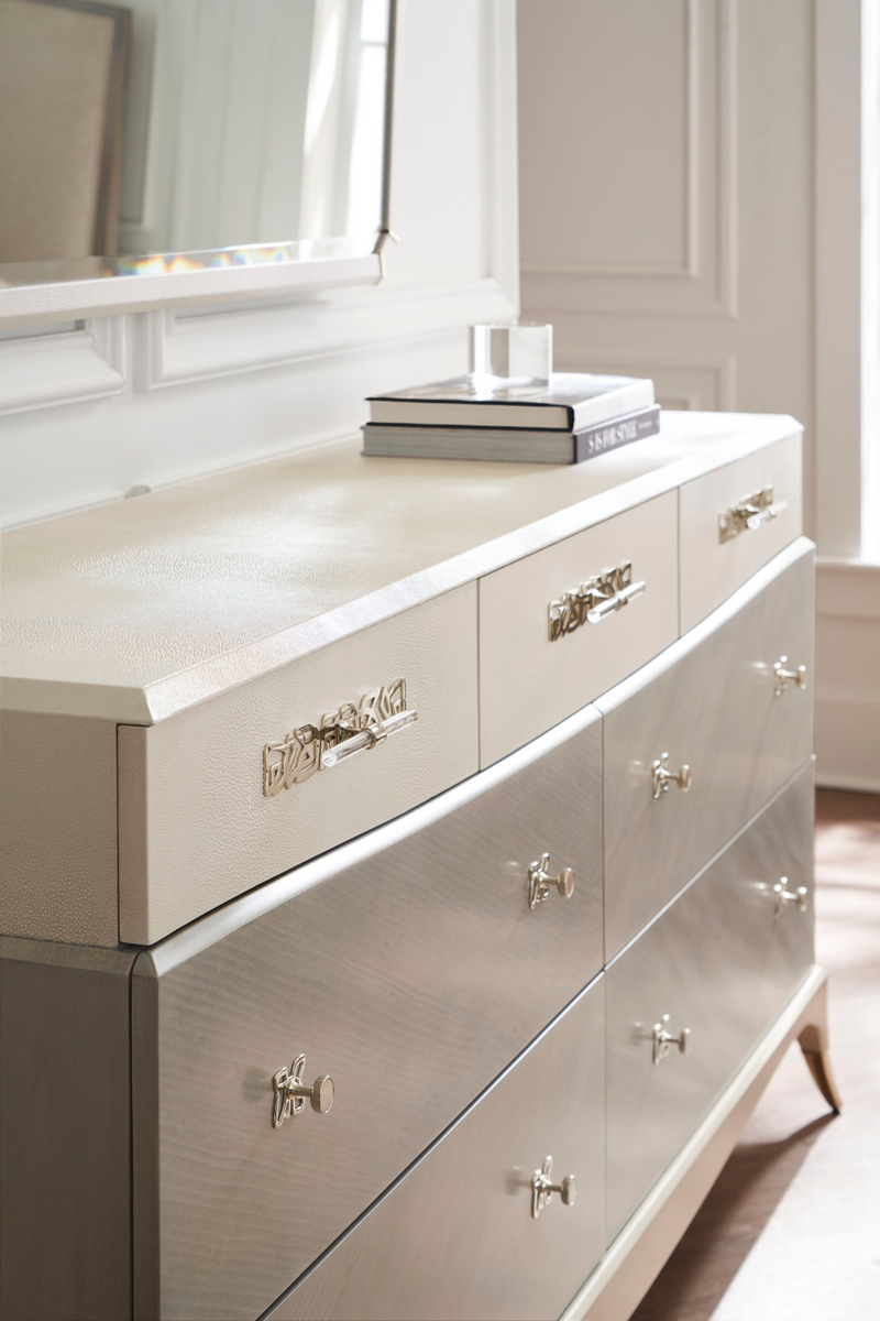 Shagreen Modern Dresser | Caracole Tempo | Oroatrade.com