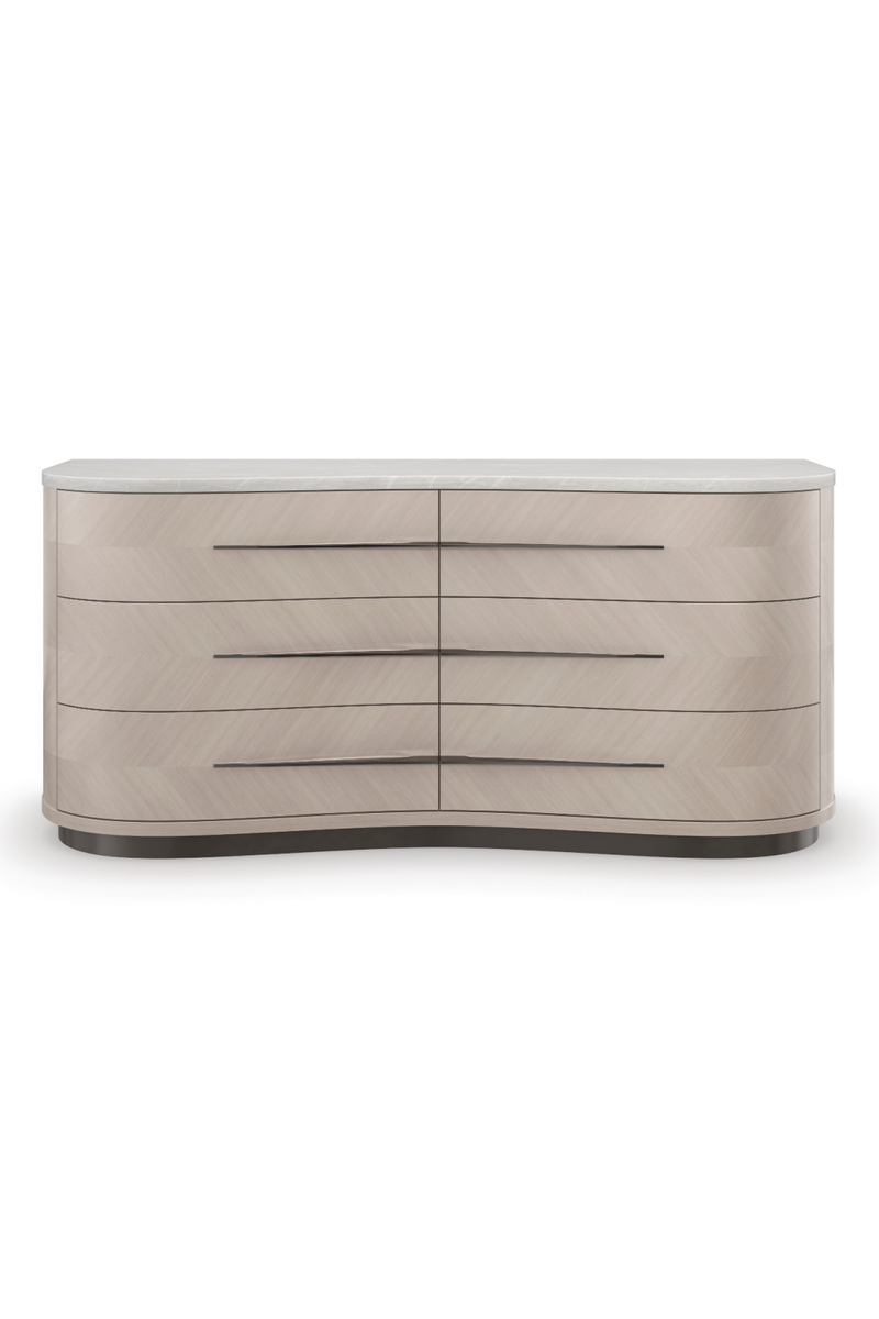 Chevron-Patterned Dresser | Caracole Roam | Oroatrade.com