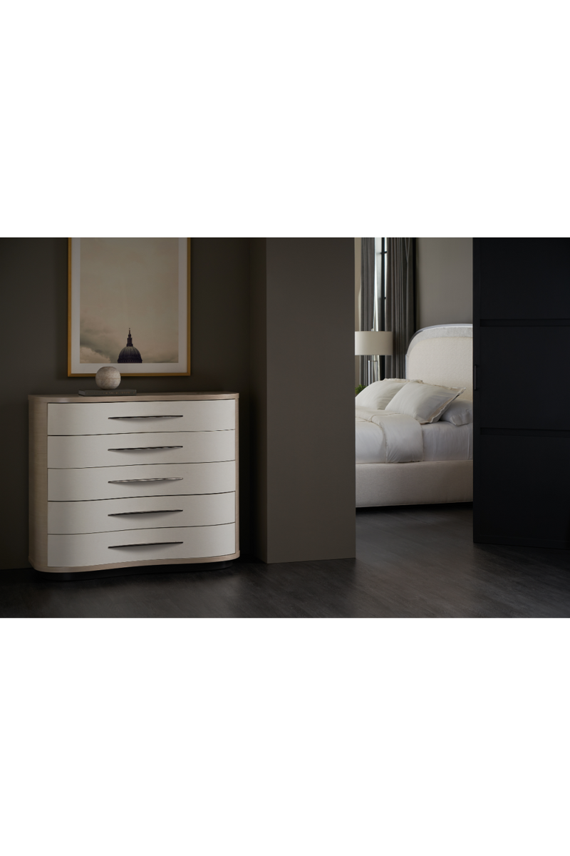 Vinyl Curved Dresser | Caracole Meandrous | Oroatrade.com