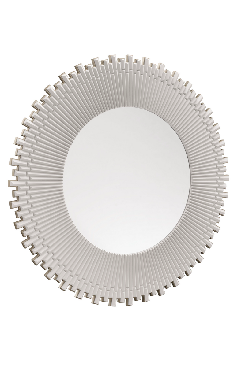 Crenulated Round Mirror | Caracole Helios | Oroatrade.com