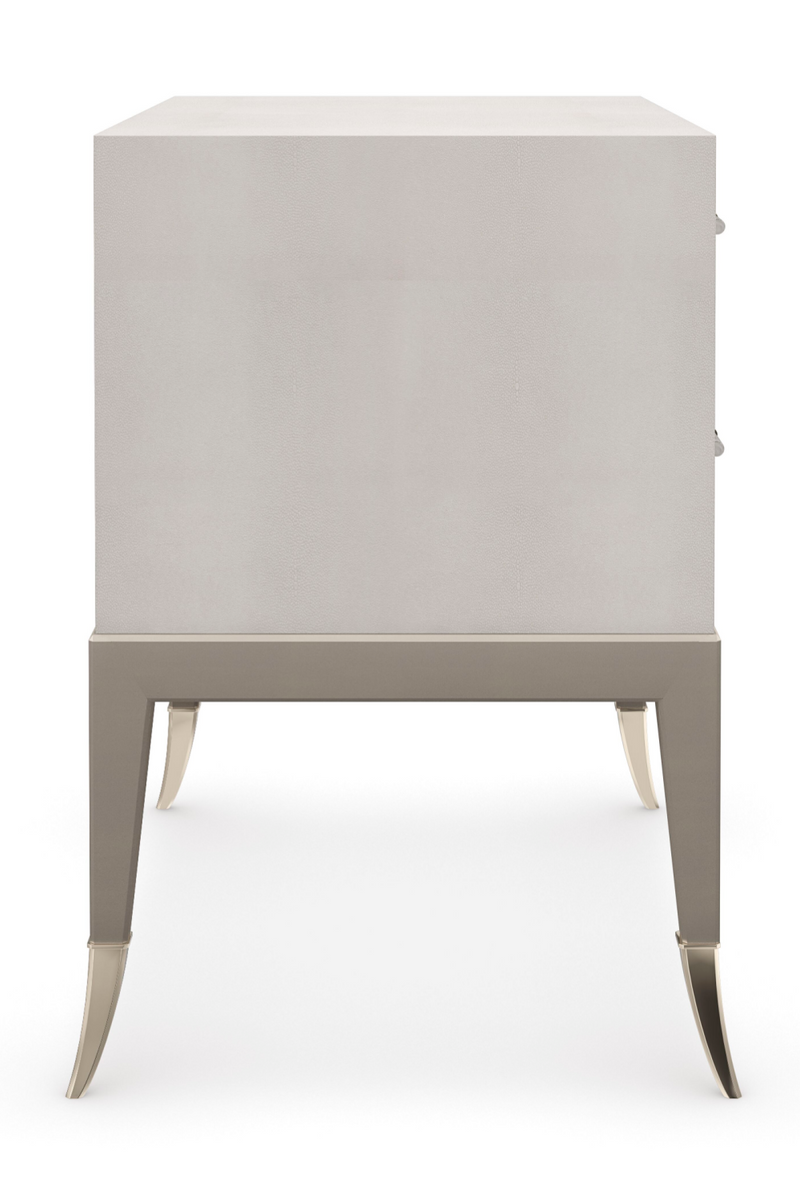 Shagreen Bedside Table | Caracole Acapella | Oroatrade.com