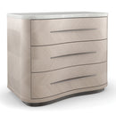 Marble Top 3-Drawer Nightstand | Caracole Nomadic