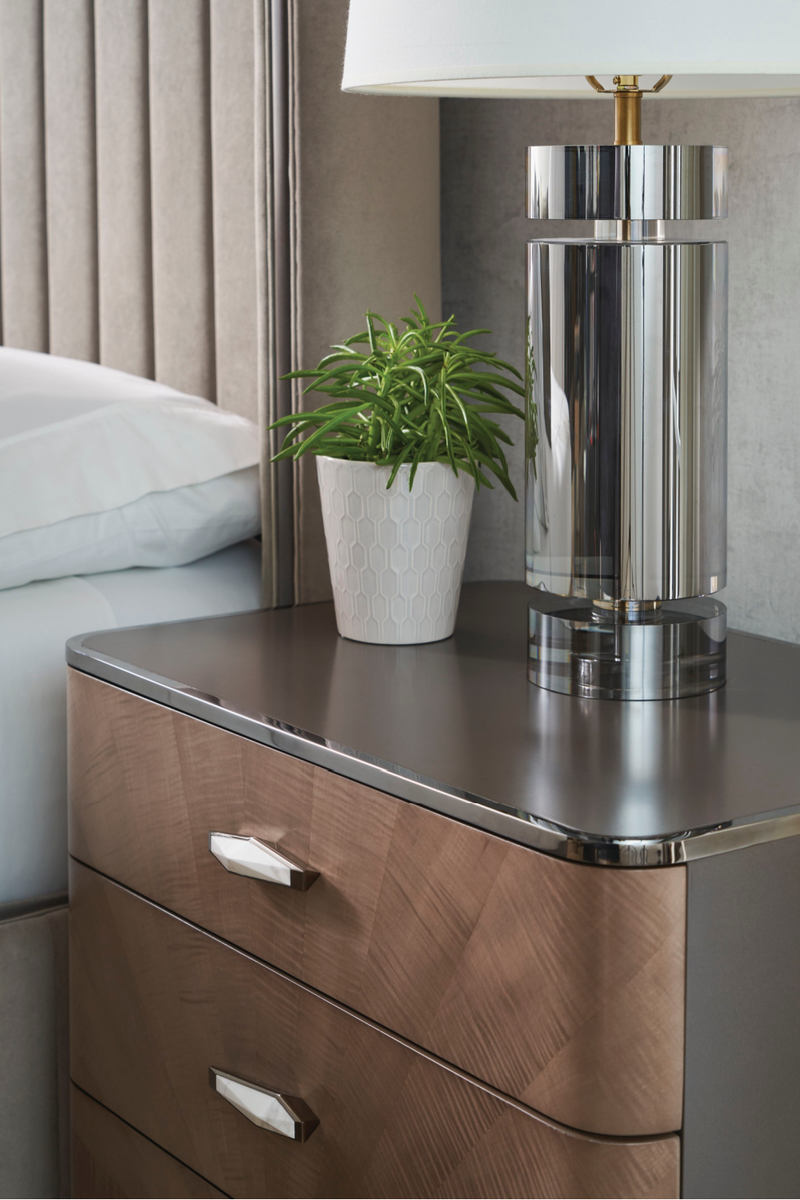 Modern Mocha Nightstand | Caracole Spectrum | Oroatrade.com