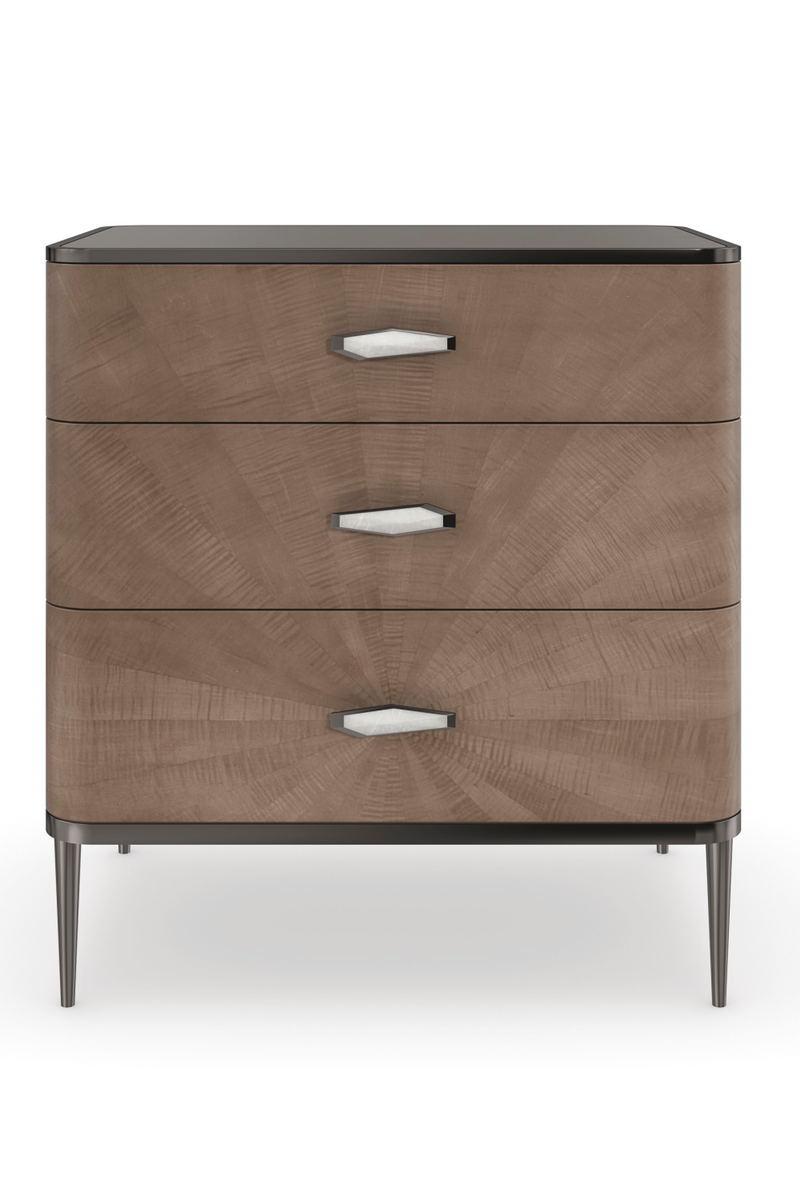 Modern Mocha Nightstand | Caracole Spectrum | Oroatrade.com