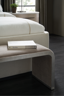 Taupe Velvet Bench | Caracole Traverse