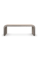 Taupe Velvet Bench | Caracole Traverse | Oroatrade.com