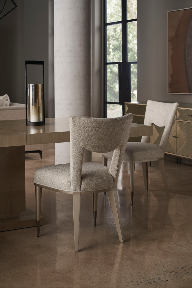 Gray Wooden Extendable Dining Table | Caracole Horizon | Oroatrade.com