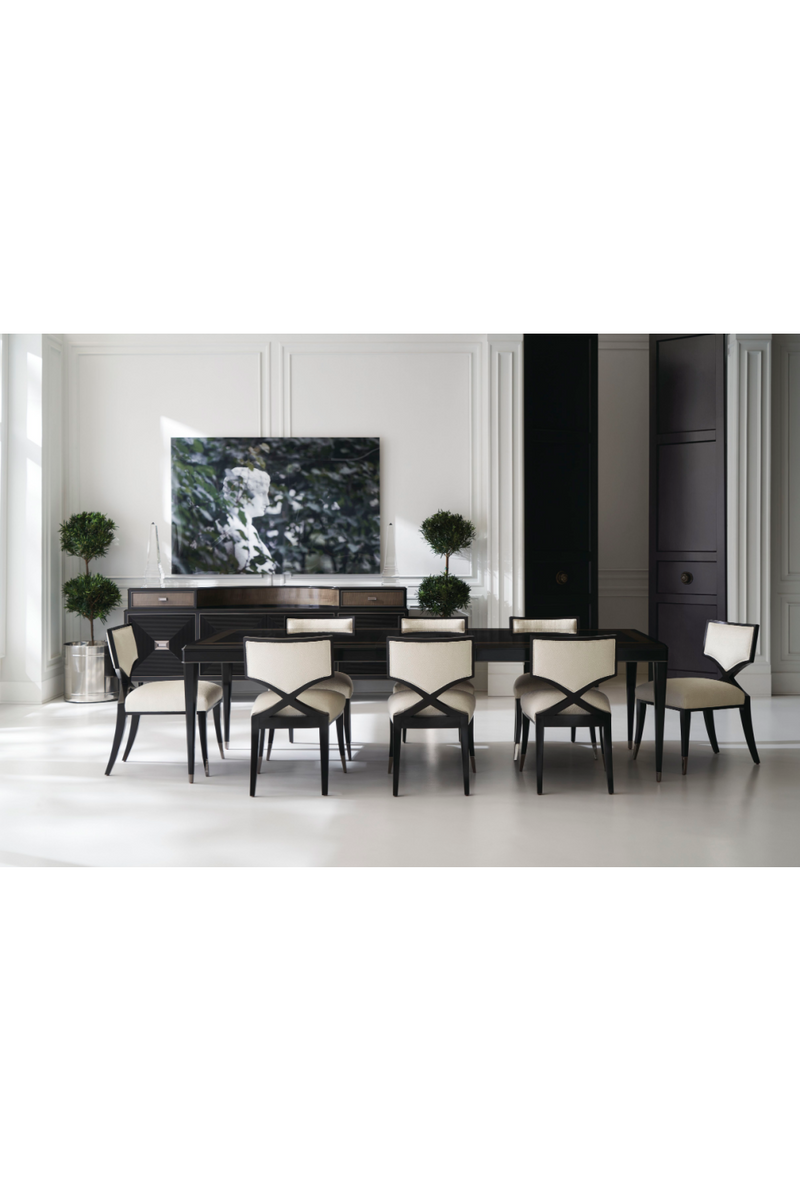 Dark Maple Dining Table | Caracole Full Score | Oroatrade.com