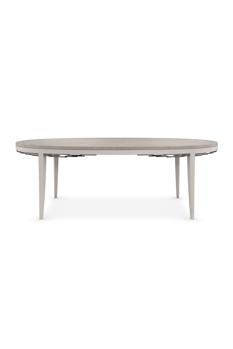 Gray Maple Oval Dining Table | Caracole Coronet | Oroatrade.com