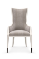 Pinstripe Modern Dining Chair | Caracole Lady Grey | Oroatrade.com