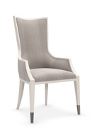 Pinstripe Modern Dining Chair | Caracole Lady Grey | Oroatrade.com