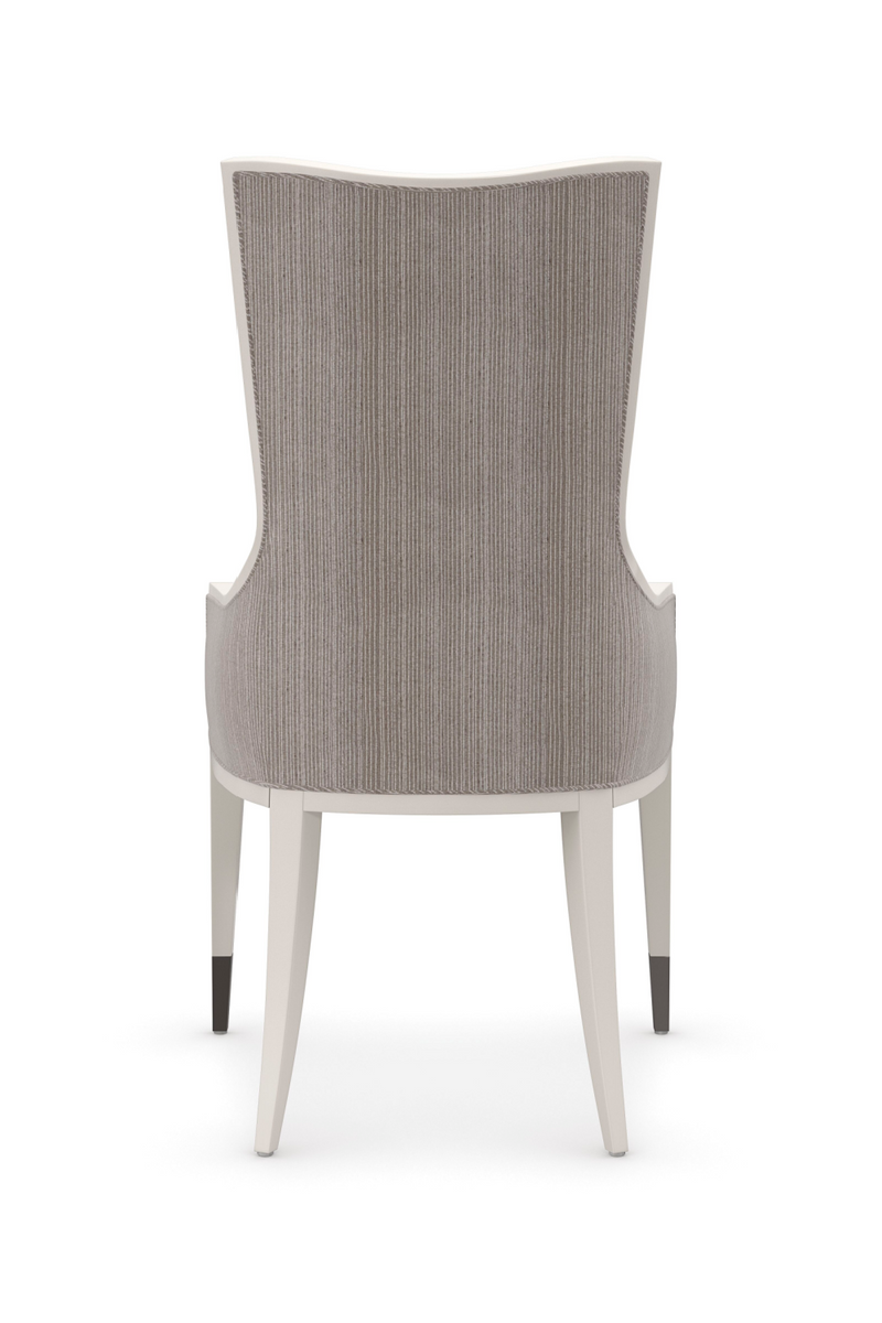Pinstripe Modern Dining Chair | Caracole Lady Grey | Oroatrade.com