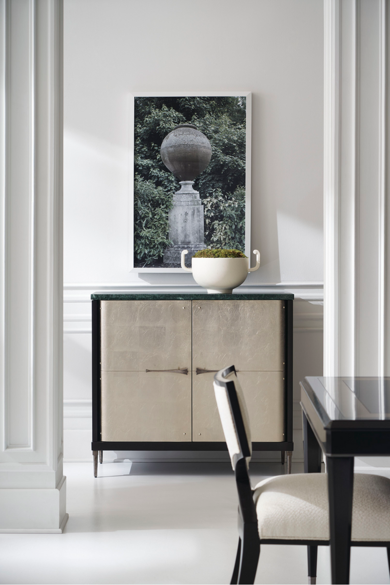 Ivory Chenille Dining Chairs | Caracole First Chair | Oroatrade.com