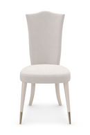 Camel-Back White Dining Chair | Caracole Cherub | Oroatrade.com