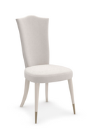 Camel-Back White Dining Chair | Caracole Cherub | Oroatrade.com