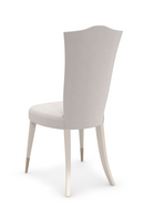 Camel-Back White Dining Chair | Caracole Cherub | Oroatrade.com