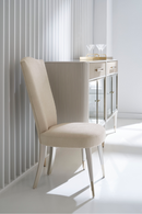 Camel-Back White Dining Chair | Caracole Cherub | Oroatrade.com