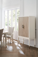 Pinstripe Modern Dining Chair | Caracole Lady Grey | Oroatrade.com