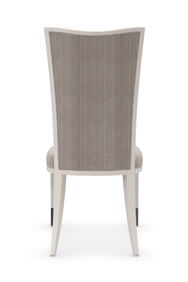 Pinstripe Weave Side Chair | Caracole Lady Grey | Oroatrade.com