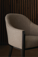 Gray Barrel-Back Dining Chair | Caracole Next Course | Oroatrade.com