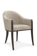 Gray Barrel-Back Dining Chair | Caracole Next Course | Oroatrade.com