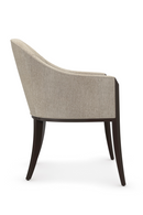 Gray Barrel-Back Dining Chair | Caracole Next Course | Oroatrade.com